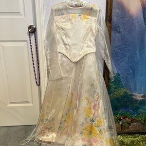 DISNEY CINDERELLA LIVE ACTION WEDDING DRESS! Girls size 8